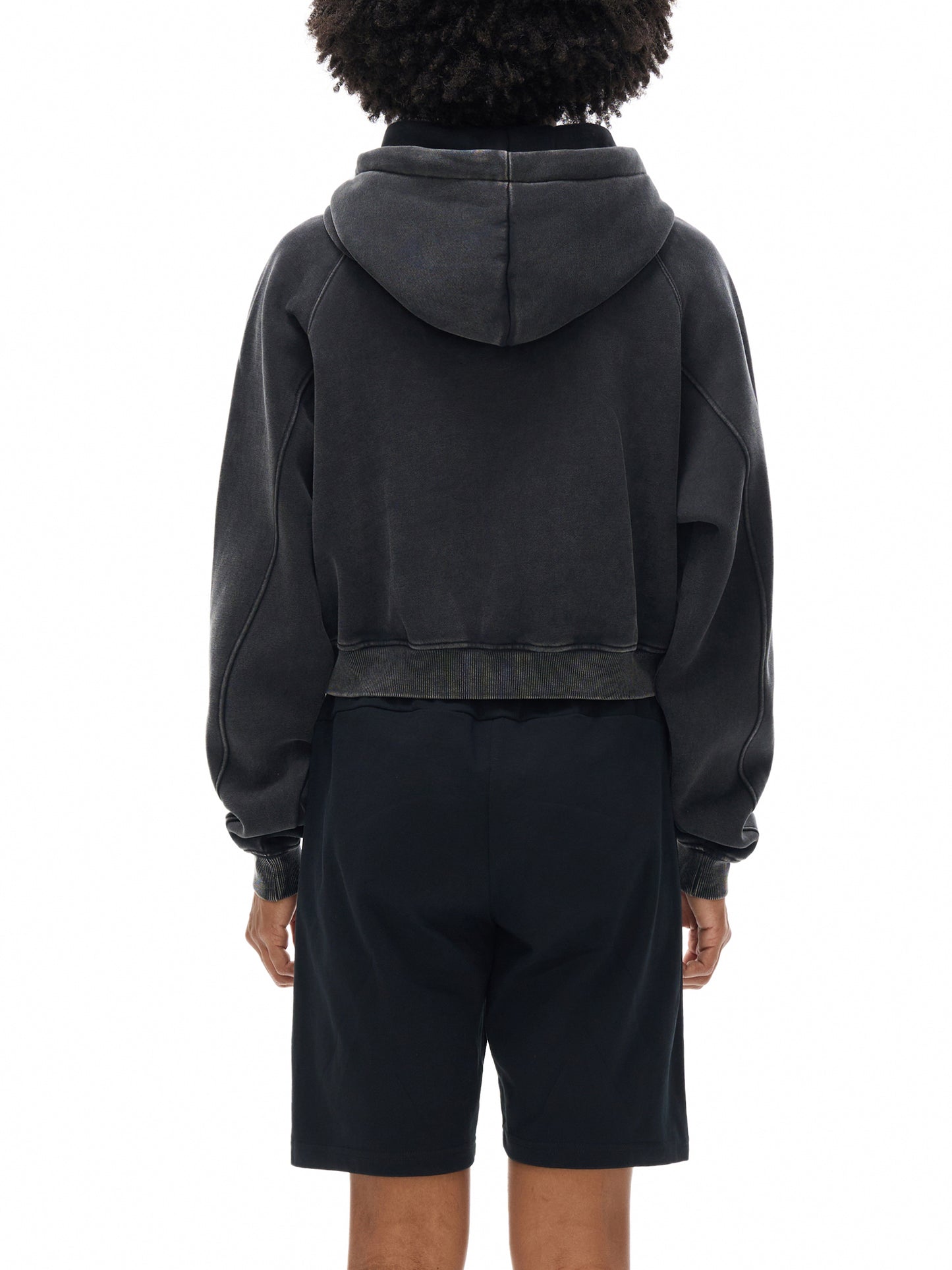 Snow Washed Women’s Cropped Hoodie