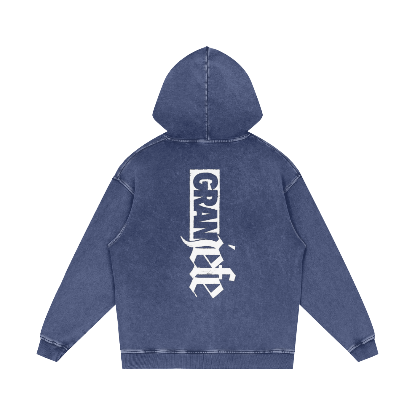 Snow Washed Loose Cotton Hoodie