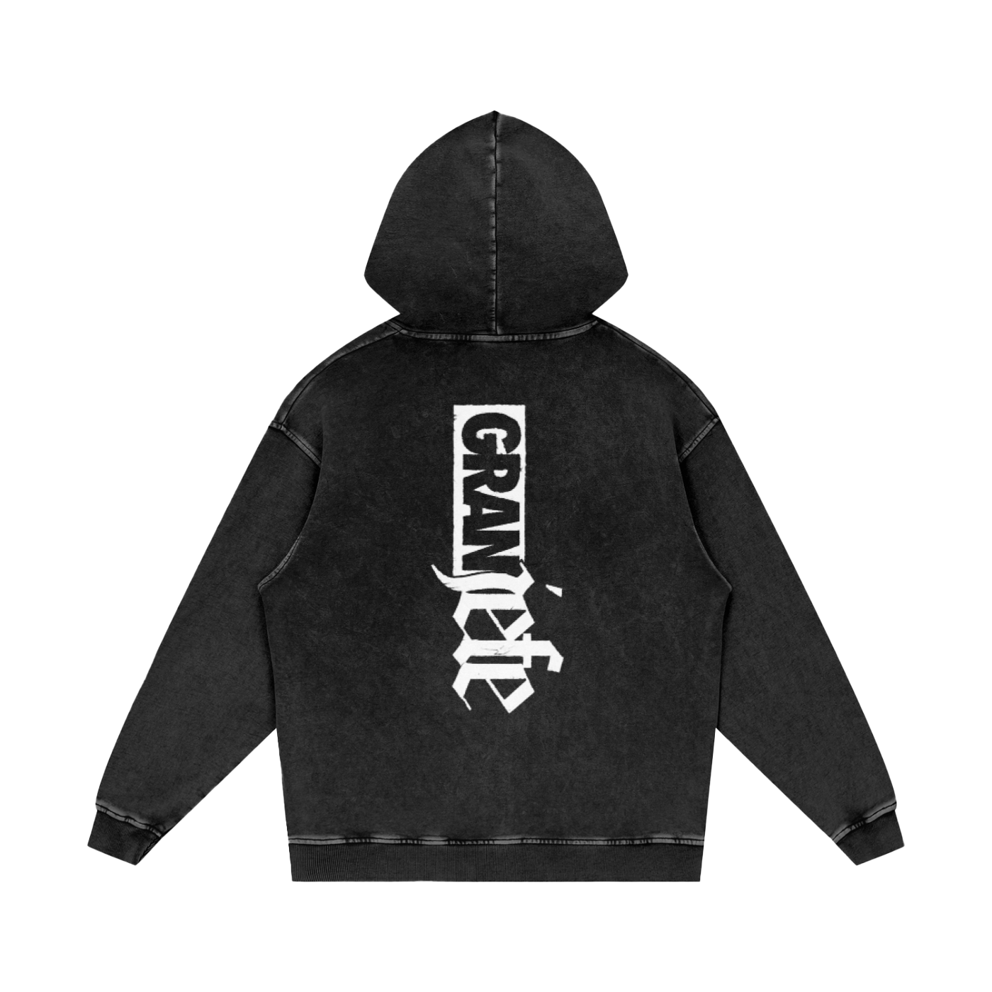 Snow Washed Loose Cotton Hoodie