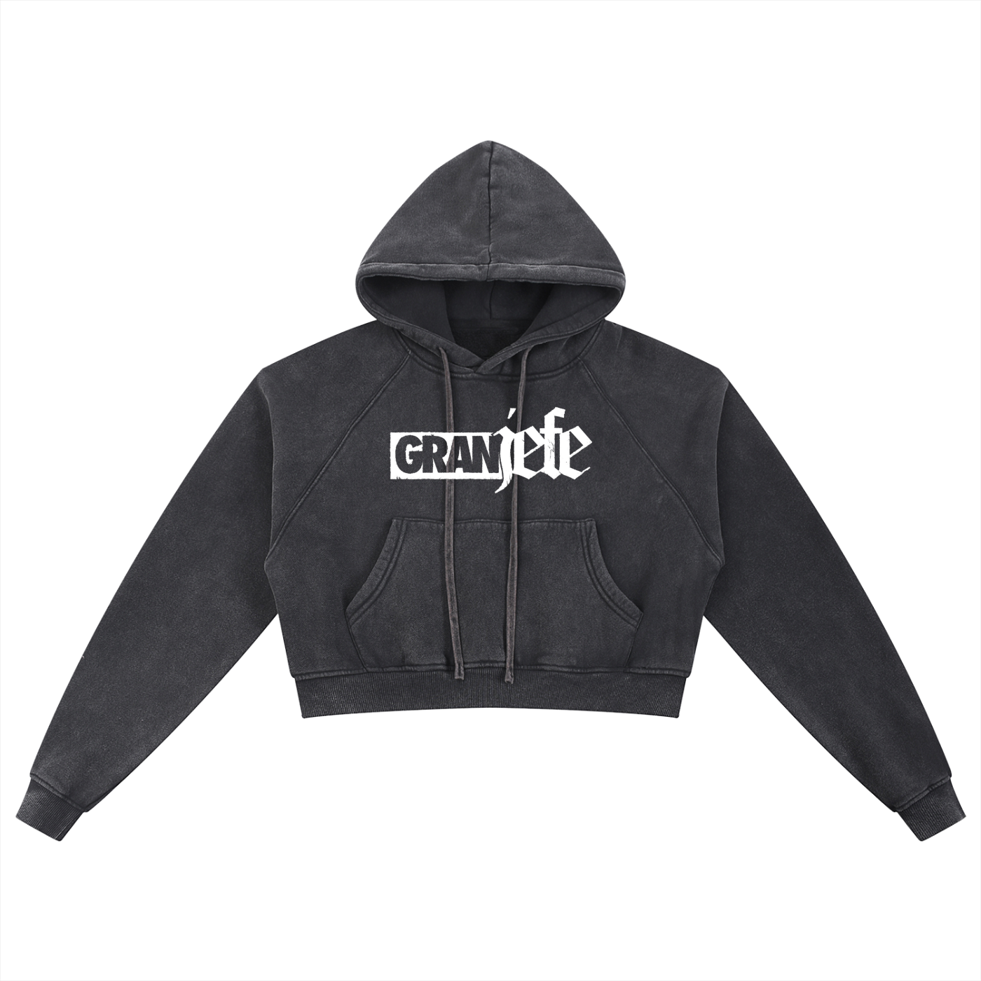 Snow Washed Women’s Cropped Hoodie