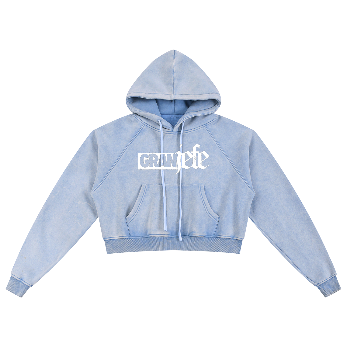 Snow Washed Women’s Cropped Hoodie