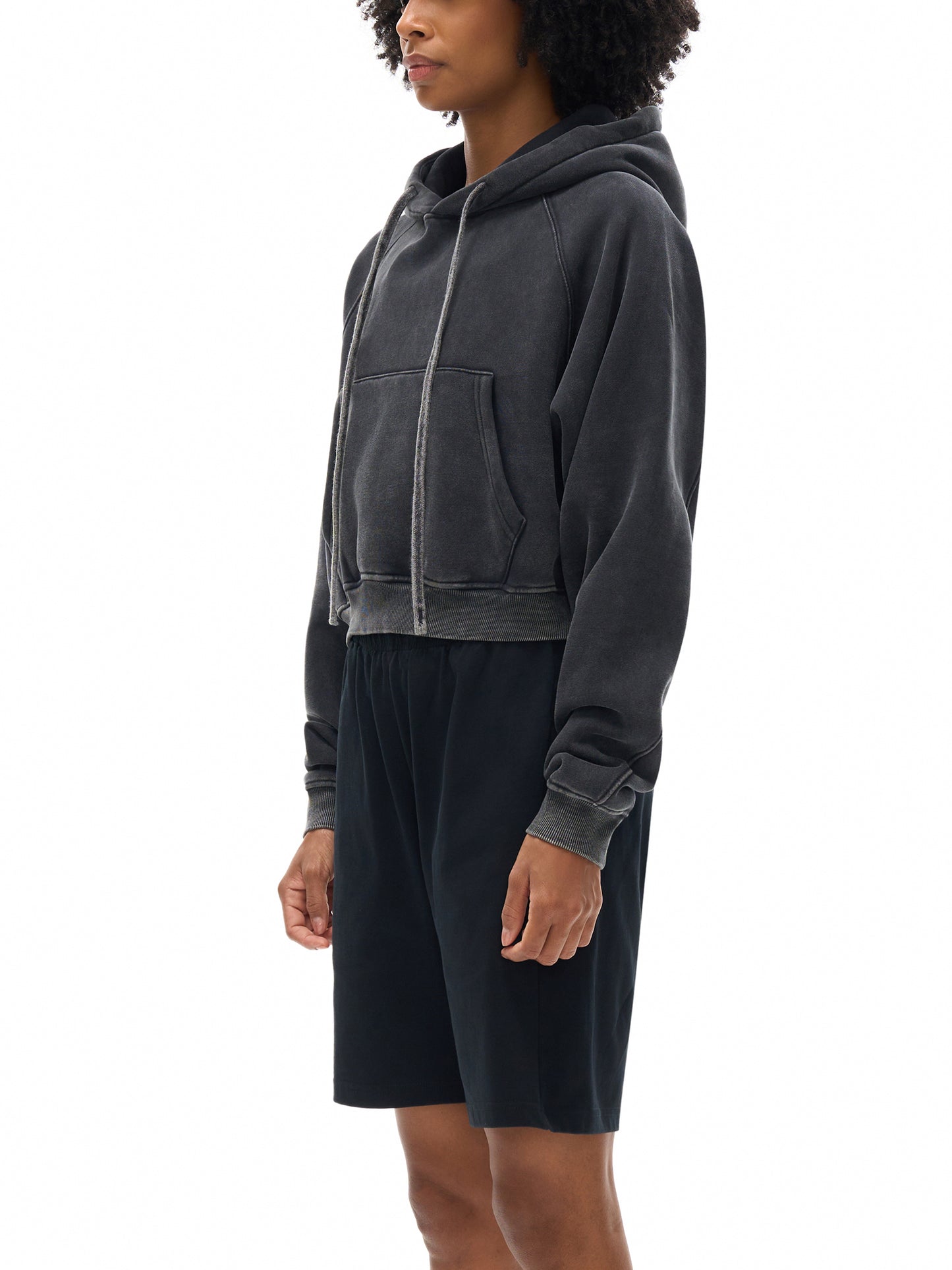 Snow Washed Women’s Cropped Hoodie